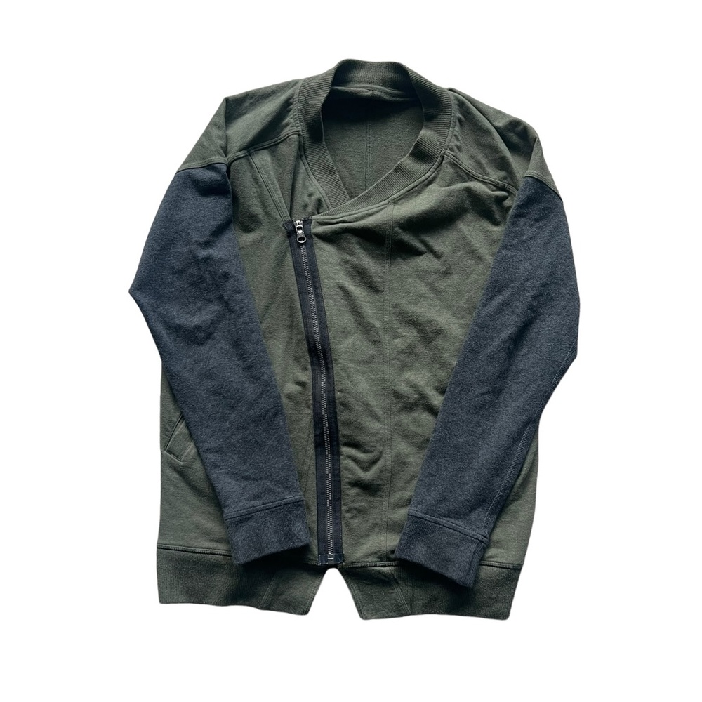 Lululemon Mula Bundle Wrap - Heathered Fatigue Green Gray Size 6 - Picture 7 of 12